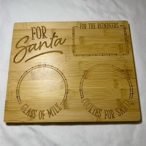 Bamboo Santa Treat Board
